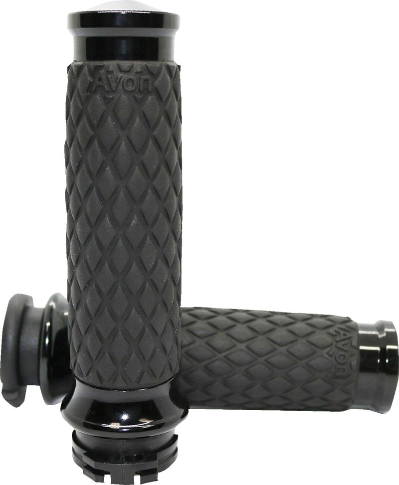 Diamond Contour Grips Dyna,
Softail,
Touring,
Trike