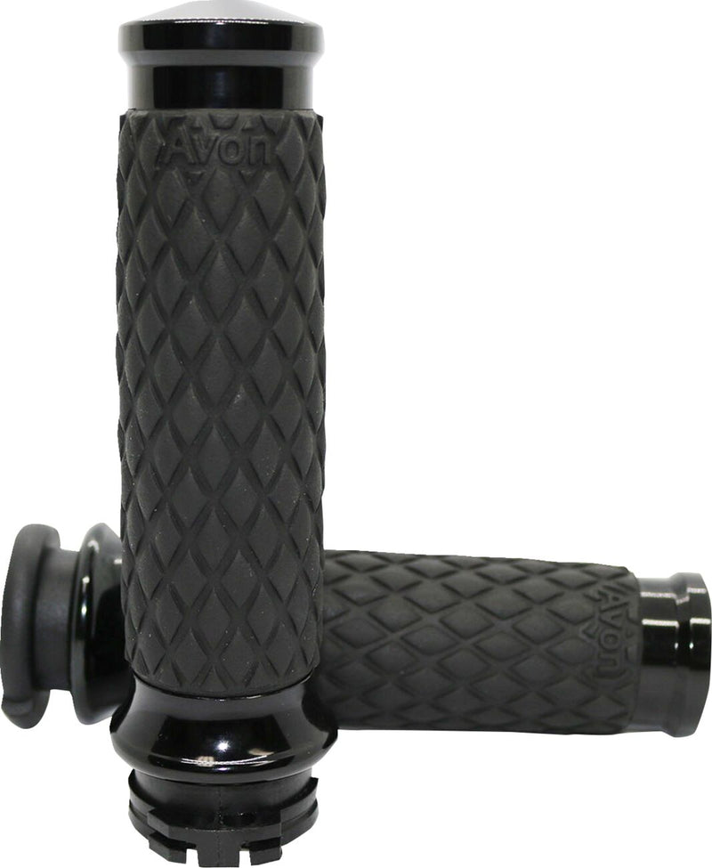 Diamond Contour Grips Dyna,
Softail,
Touring,
Trike