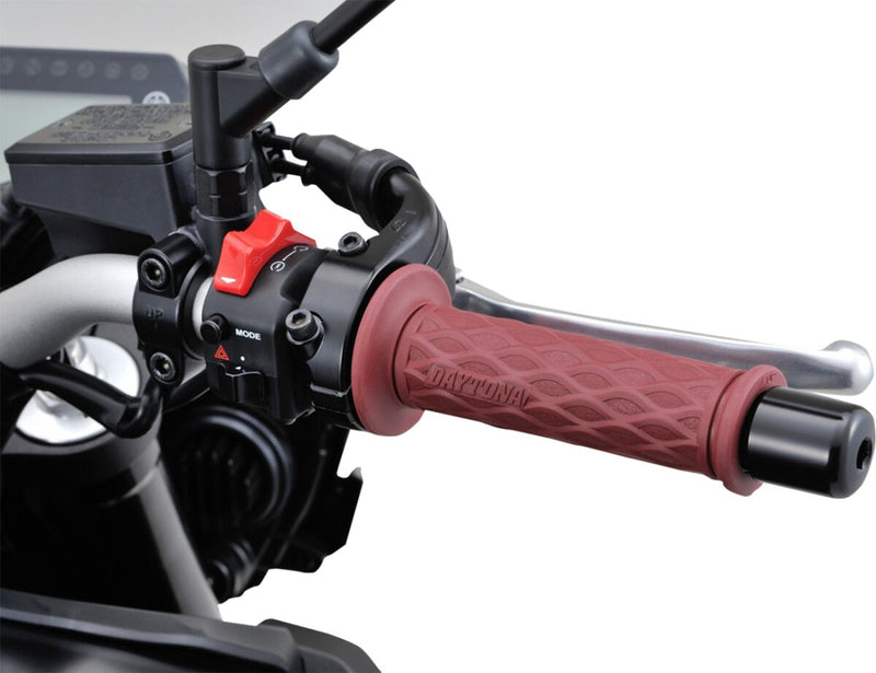 Daytona "GRIPPYGRIP" GGD-Nami Grip Grippy Grip Grips Red Pair