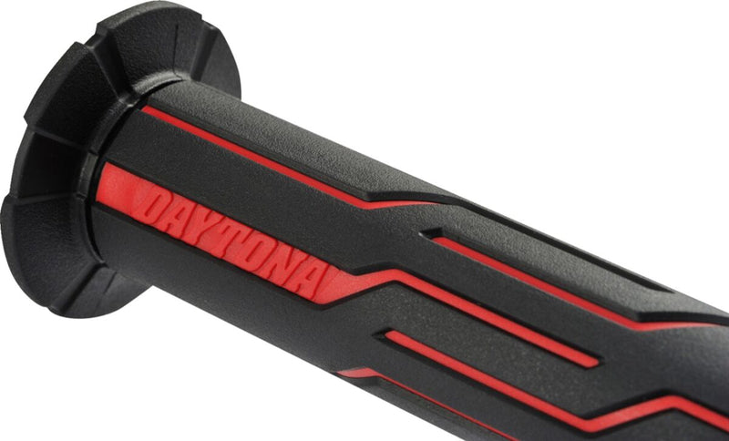 Daytona "GRIPPYGRIP" GGD-Line Grip Grippy Grip Grips Red Pair