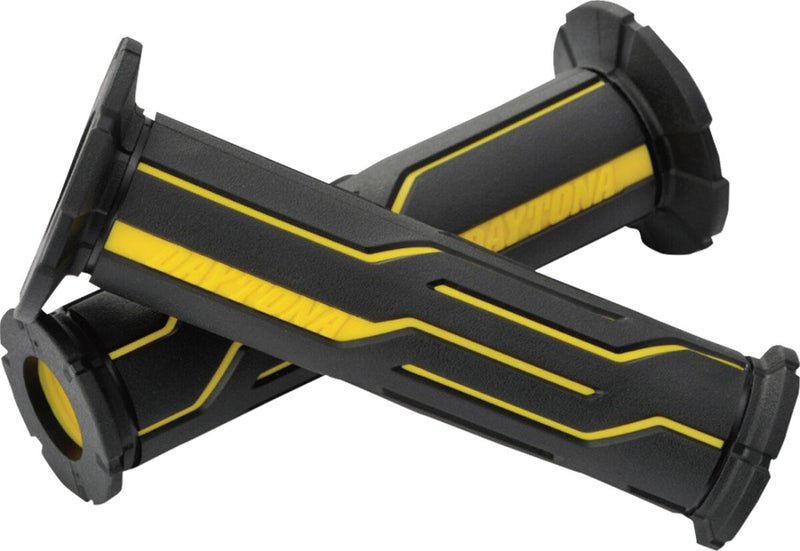 Daytona "GRIPPYGRIP" GGD-Line Grip Grippy Grip Grips Yellow Pair