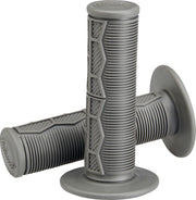 Biltwell Moto Grips Flat Grey Closed End Flange Composite Pair