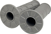 Biltwell Moto Grips Flat Grey Closed End Flange Composite Pair