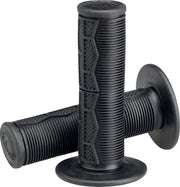 Biltwell Moto Grips Black Flat Closed End Flange Composite Pair
