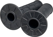 Biltwell Moto Grips Black Flat Closed End Flange Composite Pair