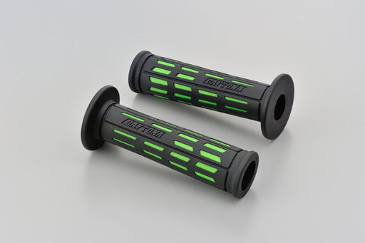 Daytona Grippy Grip "GGD-Tapered-SP Grips Black Green Pair