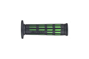 Daytona Grippy Grip "GGD-Tapered-SP Grips Black Green Pair