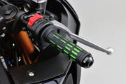 Daytona Grippy Grip "GGD-Tapered-SP Grips Black Green Pair