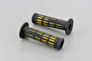 Daytona Grippy Grip "GGD-Tapered-SP Grips Black Yellow Pair