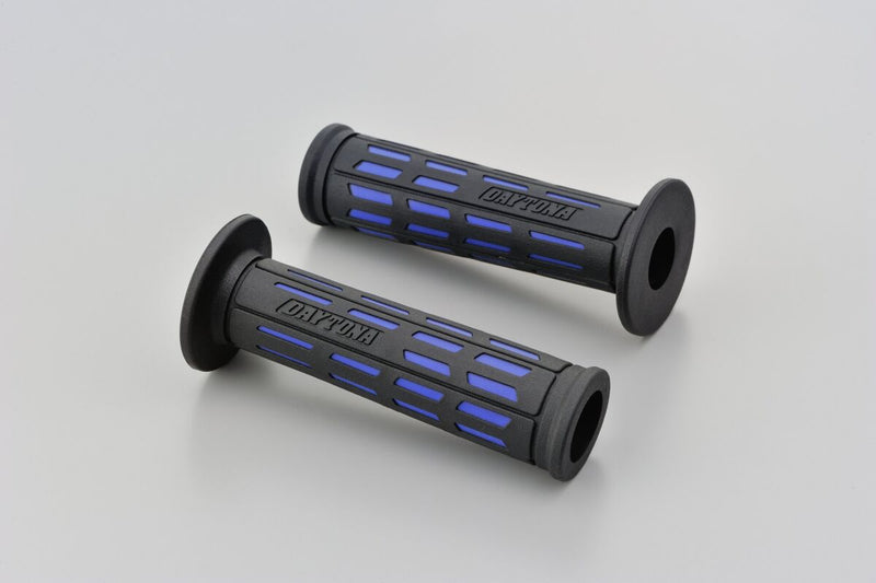 Daytona Grippy Grip "GGD-Tapered-SP Grips Black Blue Pair