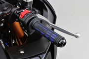 Daytona Grippy Grip "GGD-Tapered-SP Grips Black Blue Pair