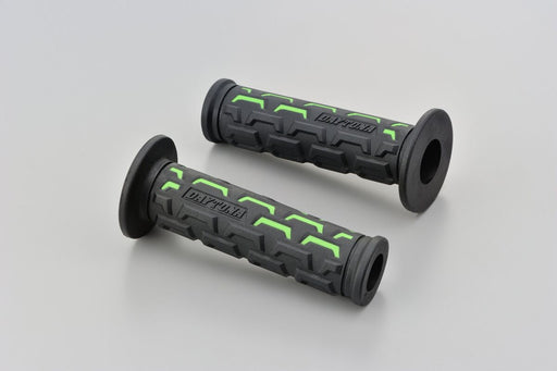 Daytona Grippy Grip "GGD-Ground Grips Black Green Tapered Pair