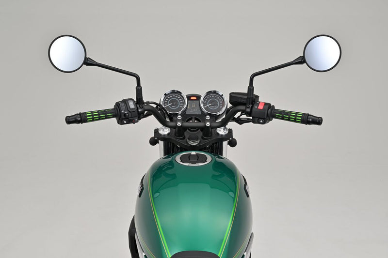 Daytona Grippy Grip "GGD-Ground Grips Black Green Tapered Pair