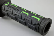 Daytona Grippy Grip "GGD-Ground Grips Black Green Tapered Pair
