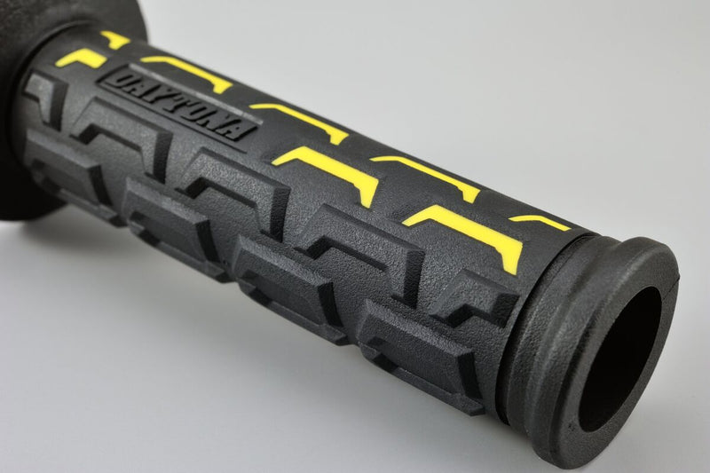 Daytona Grippy Grip "GGD-Ground Grips Black Yellow Tapered Pair