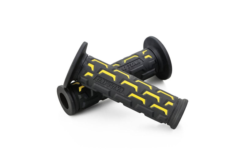 Daytona Grippy Grip "GGD-Ground Grips Black Yellow Tapered Pair