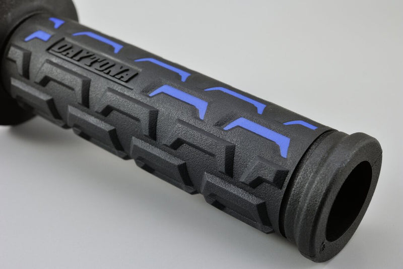 Daytona Grippy Grip "GGD-Ground Grips Black Blue Tapered Pair