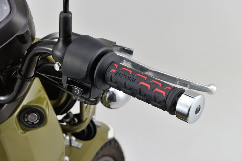 Daytona Grippy Grip "GGD-Ground Grips Black Red Tapered Pair