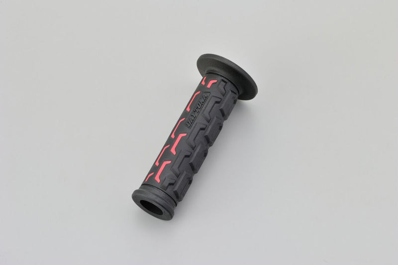 Daytona Grippy Grip "GGD-Ground Grips Black Red Tapered Pair