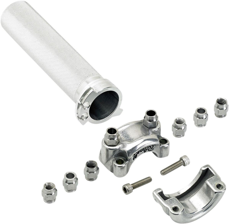 Biltwell Polished Dual Cable Whiskey Throttle Assembly