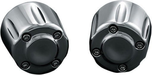Kuryakyn Grip End Weights In Chrome Silver
