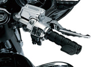 Kuryakyn Right Side Contoured ISO-Throttle Boss in Gloss Black For Kuryakyn Grips