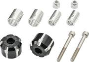 Daytona Handlebar End Anodised Black Aluminium Kit