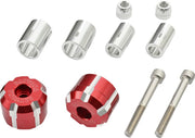 Daytona Handlebar End Anodised Red Aluminium Kit