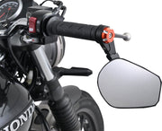 Daytona Handlebar End Anodised Orange Aluminium Kit