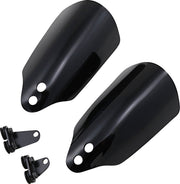 Memphis Shades Black Opaque Handguards for Various Various Harley-Davidson Motorcycles (See Fitment List) Black| Gloss