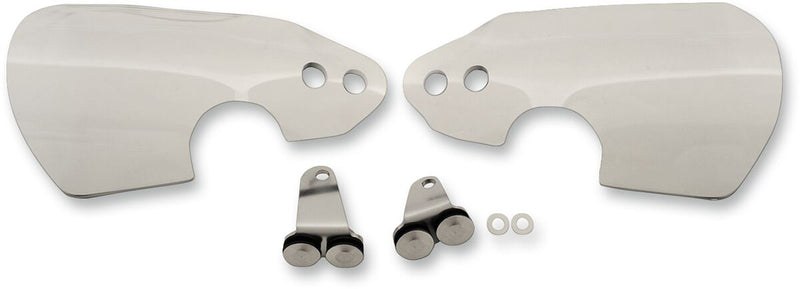 Memphis Shades Ghost Handguards with Cut-Outs for Low Profile Turn Signals for Various Various Harley-Davidson Motorcycles (See Fitment List) Gloss| White #MEM7219
