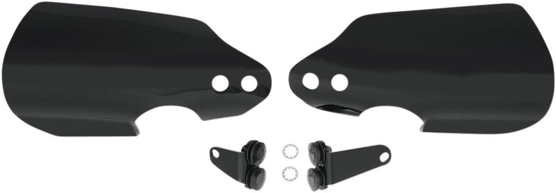 Memphis Shades Handguards w/Cutouts for Low Profile Turnsignals for 2018-2024 Harley-Davidson Softail Motorcycles Black| Gloss