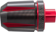 Daytona "Scratch" Handlebar End Black Red Pair