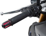 Daytona "Scratch" Handlebar End Black Red Pair