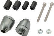 Daytona "BULLET" Handlebar Ends, Gun Metal Grey Pair