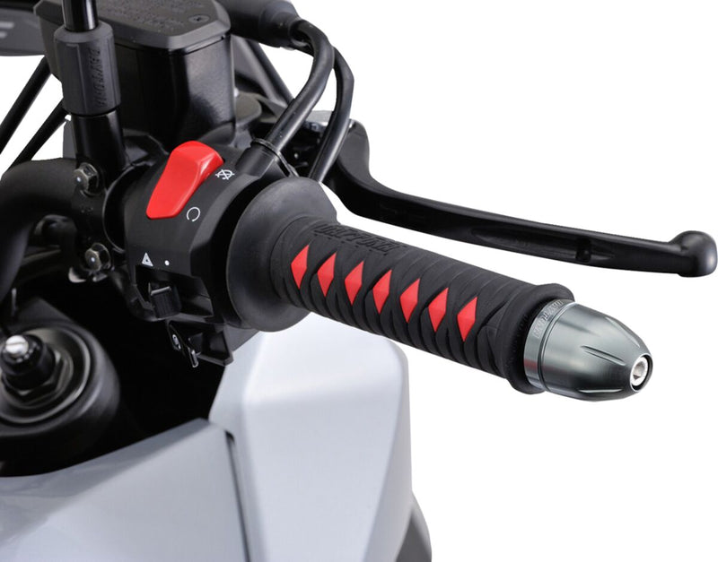 Daytona "BULLET" Handlebar Ends, Gun Metal Grey Pair