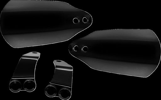 Memphis Shades Metric Handguards Black Standard Plastic Rubber Kit