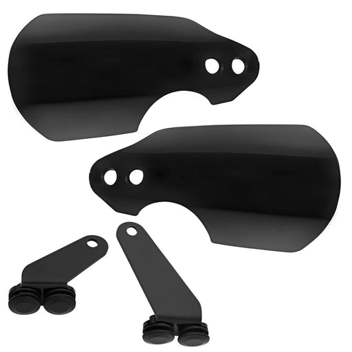 Memphis Shades Metric Handguards Black Plastic Pair