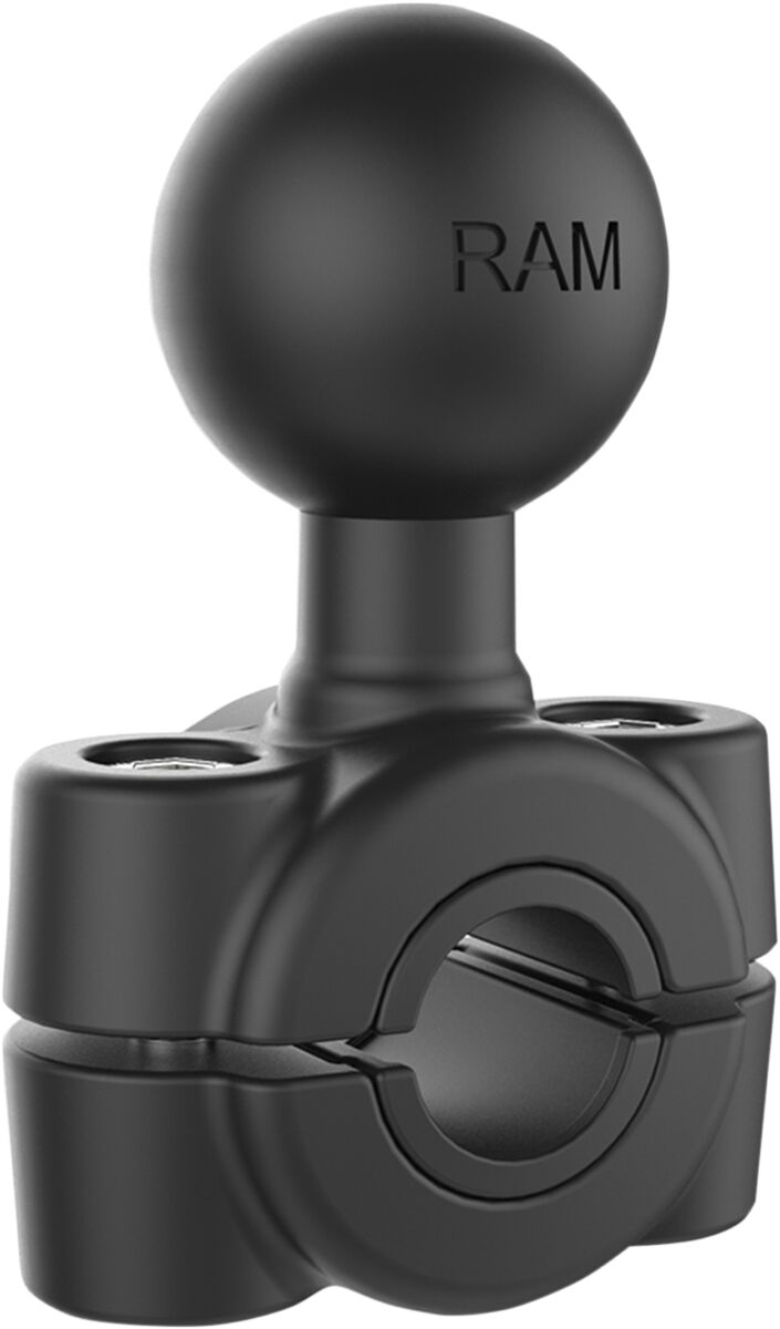 RAM Mounts Torque™ Handlebar/Rail Mount Base with 1" Ball Black Powder-Coated Universal Accessory Mounting Aluminium