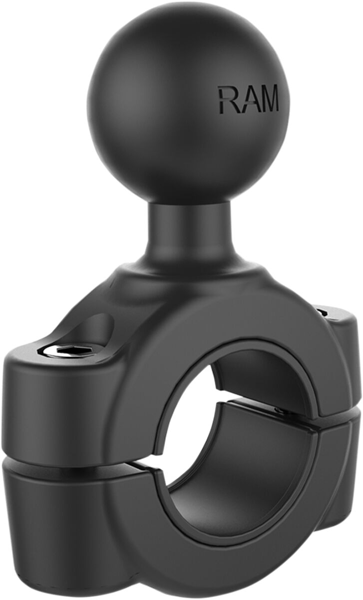 RAM Mounts Torque™ Handlebar/Rail Mount Base with 1" Ball Black Powder-Coated Universal Accessory Mounting Aluminium