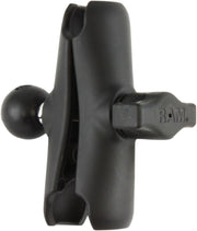 RAM Mounts Ball Accessory Base Adapter for B-Size Socket Arm Black Powder-Coated Universal Mounting Aluminium Each