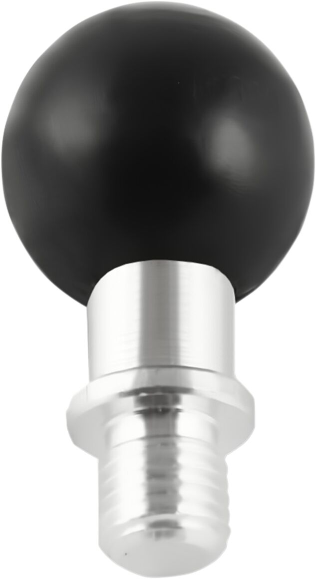 RAM Mounts Male-Thread Mount Base with 1" Ball Black Powder-Coated Universal Accessory Aluminium