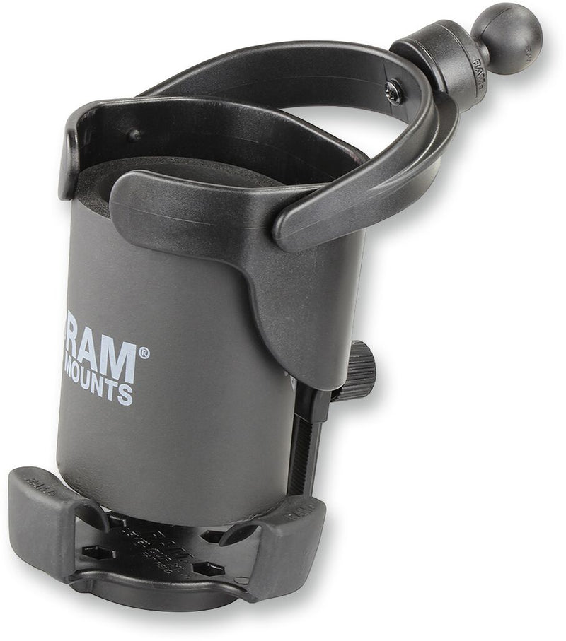 RAM Mounts Level Cup™ XL Holder Black Flat Universal Drink PVC