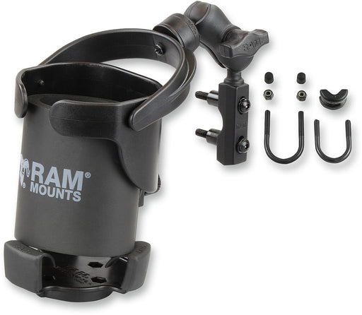 RAM Mounts Level Cup™ XL Holder Black Flat Universal Drink PVC