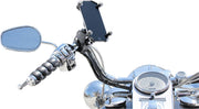 RAM Mounts Tough-Claw™ Mount with Universal X-Grip® Cradle Black Flat Large Phone Aluminium Composite Each