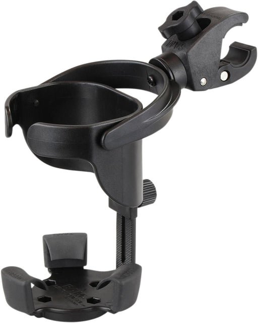 RAM Mounts Level Cup™ XL with Small Tough-Claw™ Holder Black Flat Universal Drink PVC