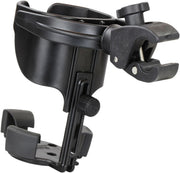 RAM Mounts Level Cup™ XL with Small Tough-Claw™ Holder Black Flat Universal Drink PVC Each