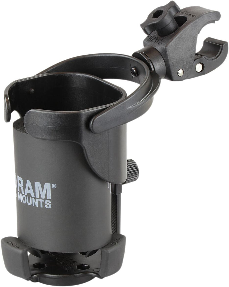 RAM Mounts Level Cup™ XL with Small Tough-Claw™ Holder Black Flat Universal Drink PVC Each
