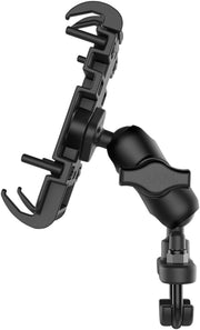 RAM Mounts Quick Grip™ Phone Mount with U-Bolt Base Quick-Grip™ Cradle Black Flat Universal Composite Each