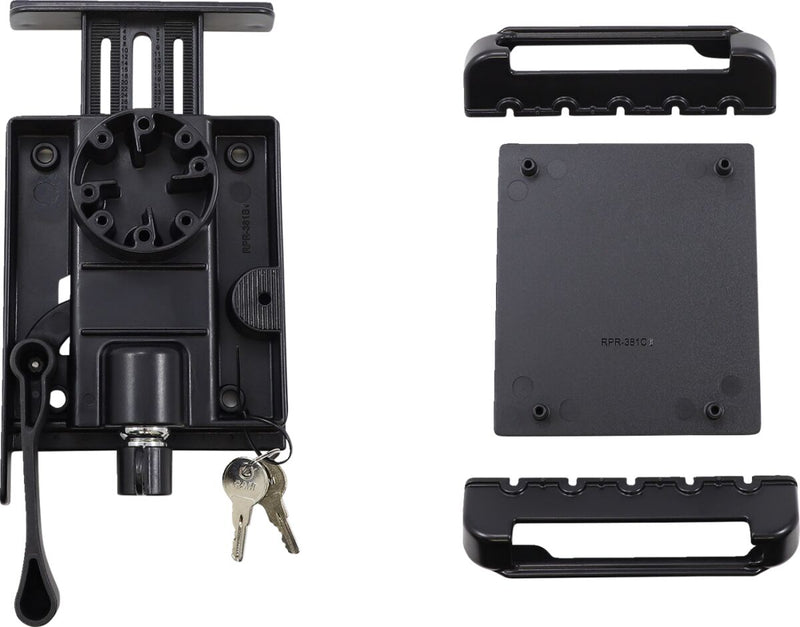 RAM Mounts Tab-Lock™ Spring Loaded Holder Cradle Black Flat Universal Tablet Composite Each